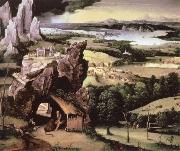 Joachim Patinir landscape with st.jerome oil on canvas